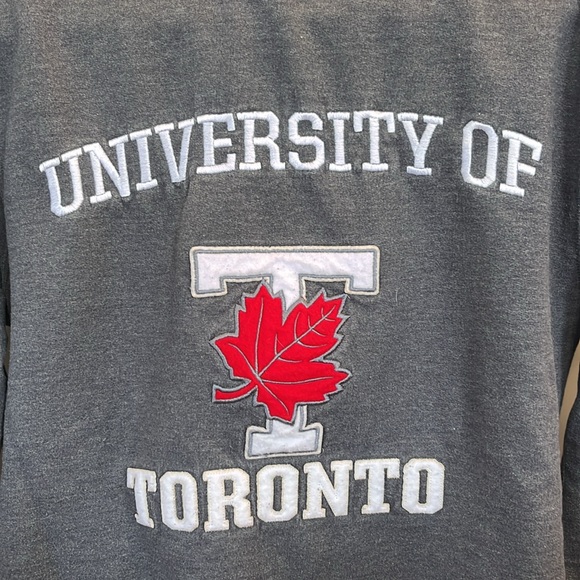 Champion University of Toronto Crew Neck, Grey, Size S - Picture 2 of 5